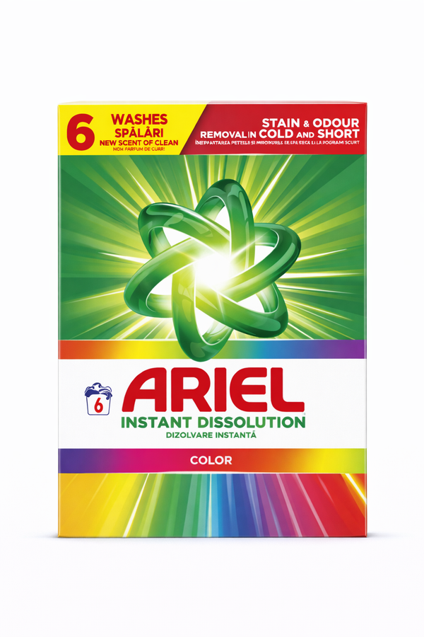 Ariel Detergent Pulbere Automat Color Ariel, 390 g – 6 Spălări