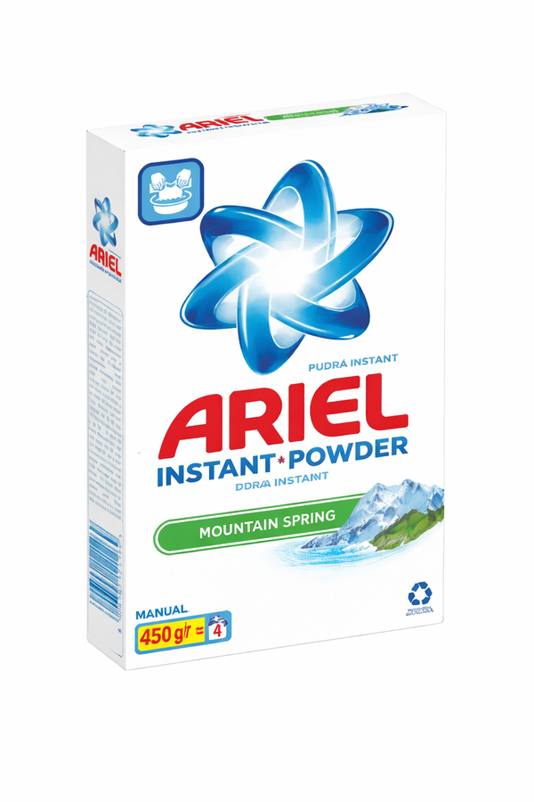 Ariel Mountain Spring Detergent Manual pentru Rufe Ariel, 450 g