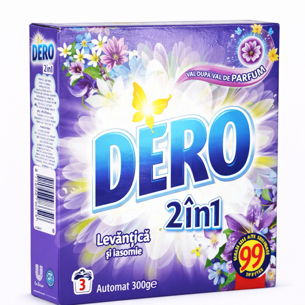 Dero 2 în 1 Prospetimea Muntelui Detergent pentru Rufe, 300 g