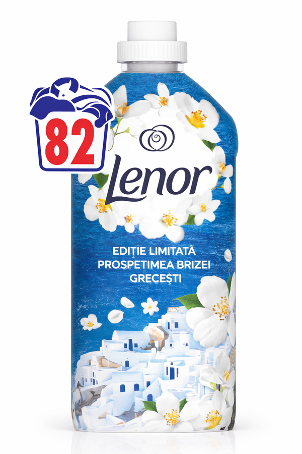 Balsam de Rufe Lenor Prospețimea Brizei Grecești – Ediție Limitată | Până la 82 Spălări