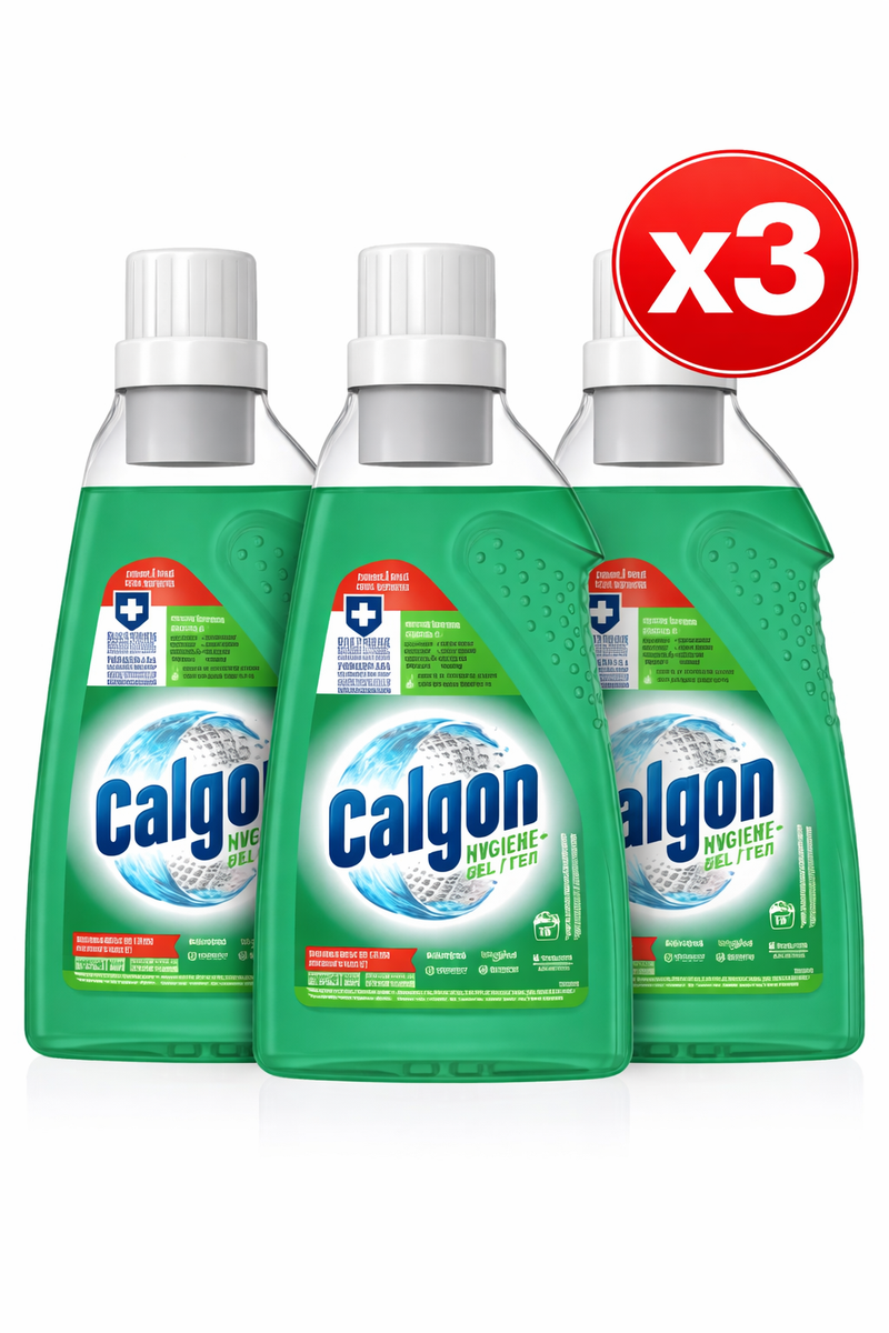 Calgon Hygiene+ Gel Anticalcar pentru Mașina de Spălat 750 ml – Pachet x3 | Protecție și Igienizare