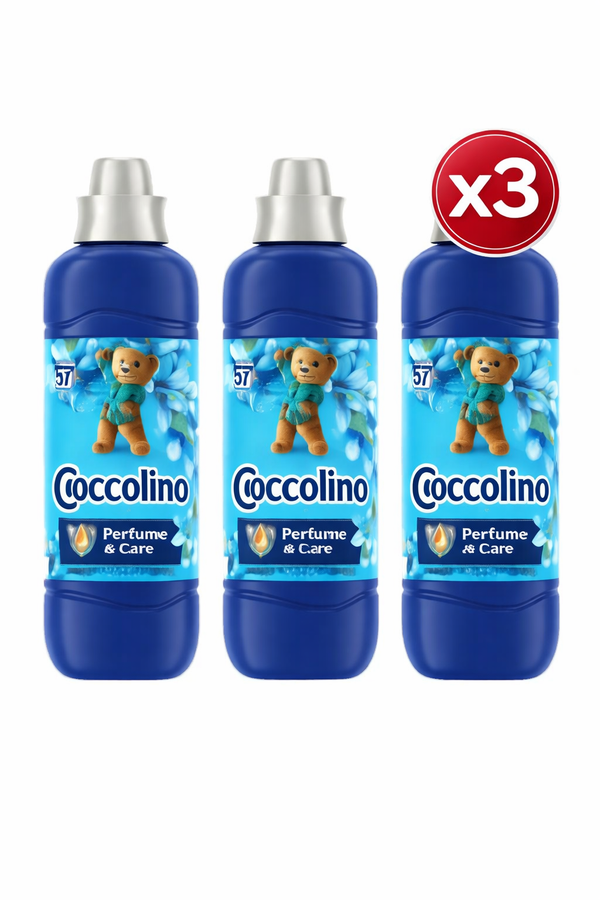 Balsam de Rufe Coccolino Perfume & Care – Prospețime de Lungă Durată – Pachet x3