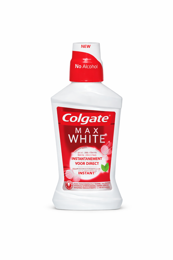 Apă de Gură Colgate Max White – Albire Vizibilă și Respirație Proaspătă – 500 ml