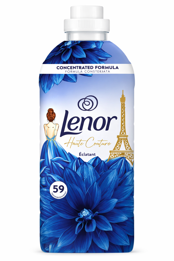 Lenor Haute Couture L’Eclatante Balsam de Rufe Lenor, 1,239 L – 59 Spălări