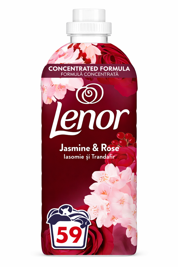 Lenor Jasmine & Rose Balsam de Rufe Lenor, 1,239 L – 59 Spălări