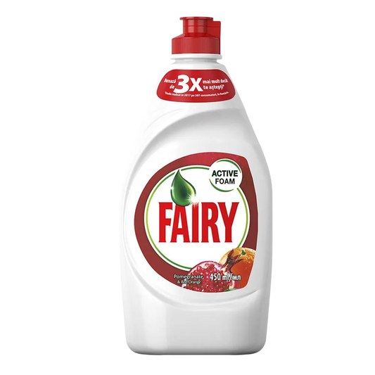 Detergent de vase Fairy cu Rodie si portocale rosii, 450ml