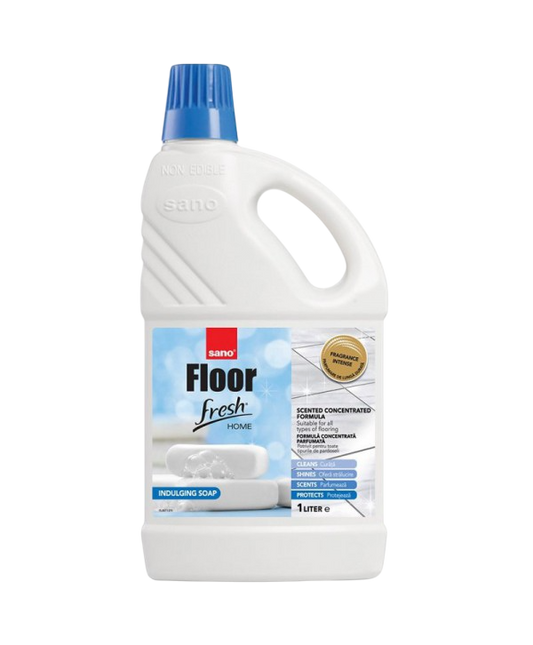 SANO FLOOR FRESH HOME SAAP 1L - DETERGENT PENTRU PARDOSELI CU PARFUM INTENS SI DE DURATA
