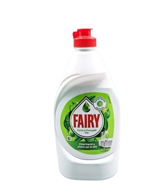 Detergent lichid pentru vase Fairy, aroma mar, 450 ml