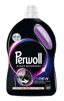 Perwoll Black Renew Detergent de Rufe Lichid, 3 L