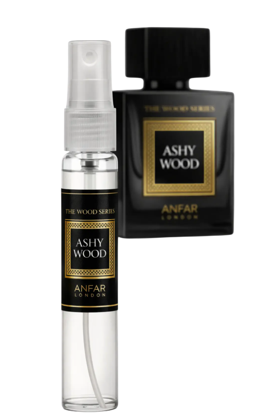ANFAR LONDON Ashy Wood – Extrait de Parfum Bărbați 10 ml, Aromă Lemnoasă Intensă