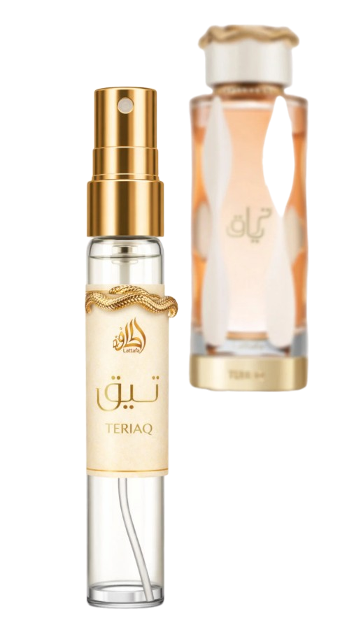 Lattafa Teriaq Eau de Parfum 10 ml – Unisex