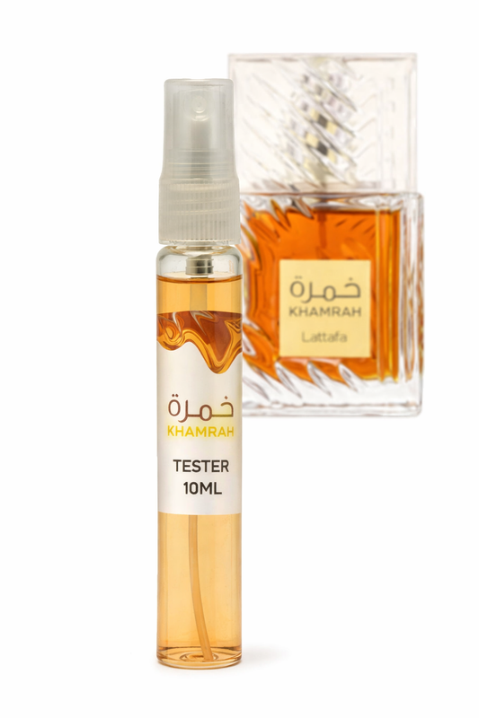 Apa de Parfum Khamrah Lattafa – Tester 10 ml | Parfum Dulce Oriental Unisex