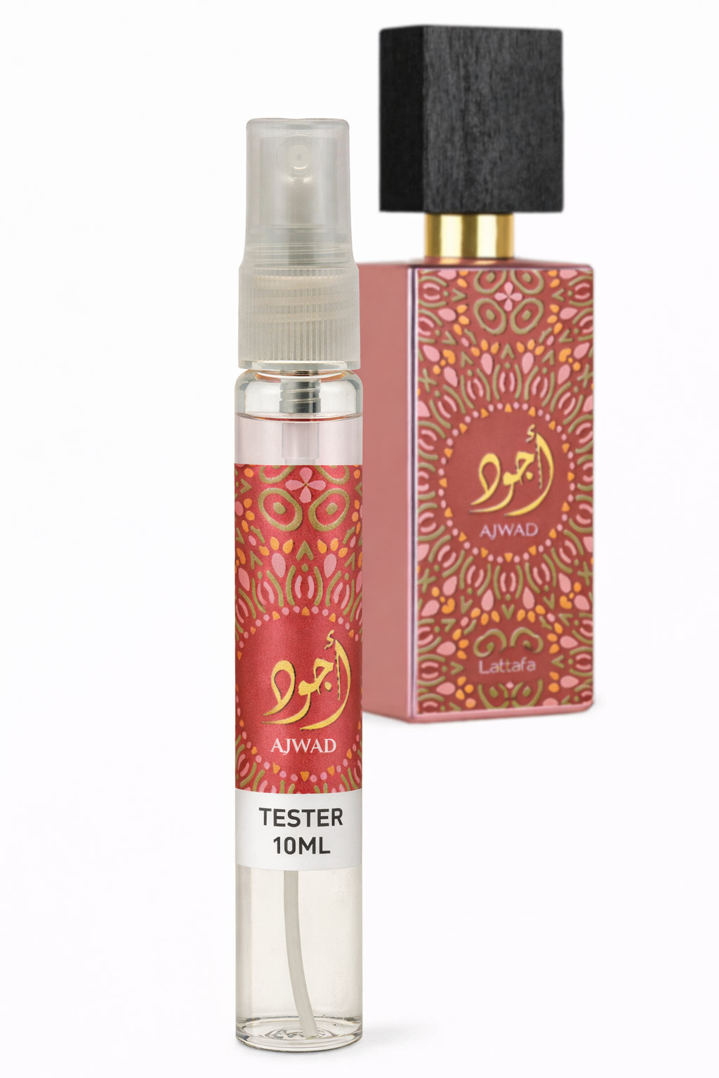Apa de Parfum Ajwad Pink Lattafa – Tester 10 ml | Parfum Dulce Oriental Femeie
